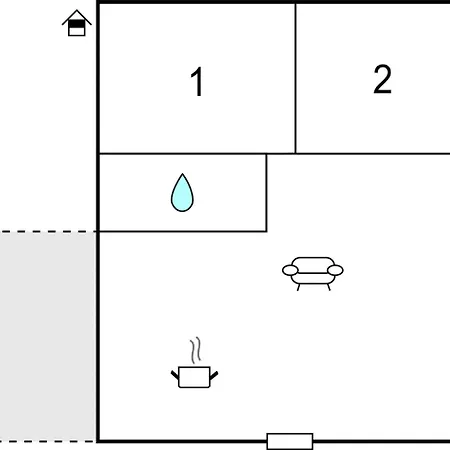 Διαμέρισμα Modern In Lido Di Pomposa, 50 M² With Balcony.