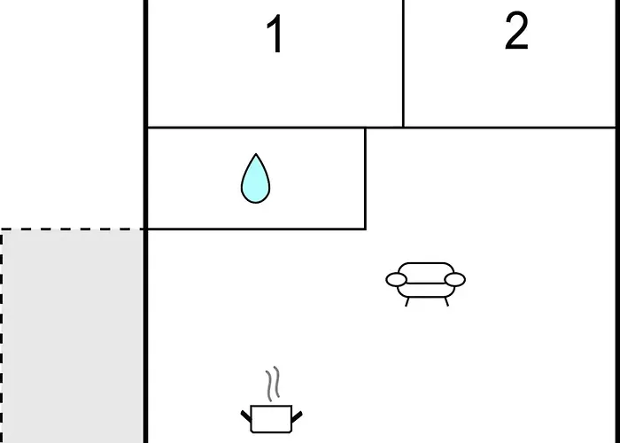 Appartement Modern In Lido Di Pomposa, 50 M² With Balcony.